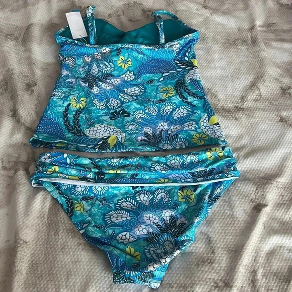 Bleu Rod Beatttie Paradise Found Tankini Swimsuit Top and Bottom - Picture 9 of 12